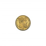 Goldmünze Leopold II 20 Francs