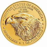 Goldmünze Gold American Eagle, 50 $ 1 Unze